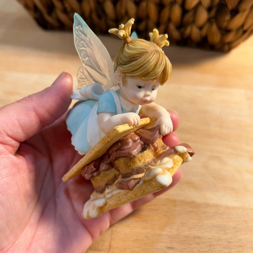 My Little Kitchen Fairies 2005 Smores Expert Fairy 4005191 Enesco Figurine VTG - Picture 7 of 7